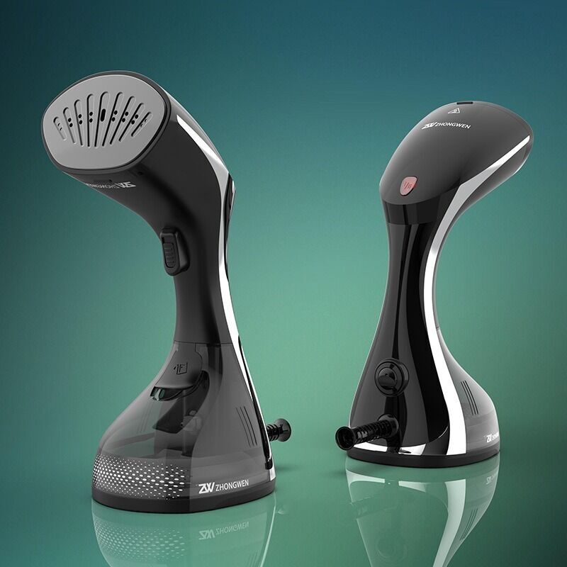 Reise-Dampfglätter 1400 W 24 g/min – Tragbares Bügeleisen mit 11 Minuten Akkulaufzeit (260 ml) – Entfernt 99,99 % der Verunreinigungen –