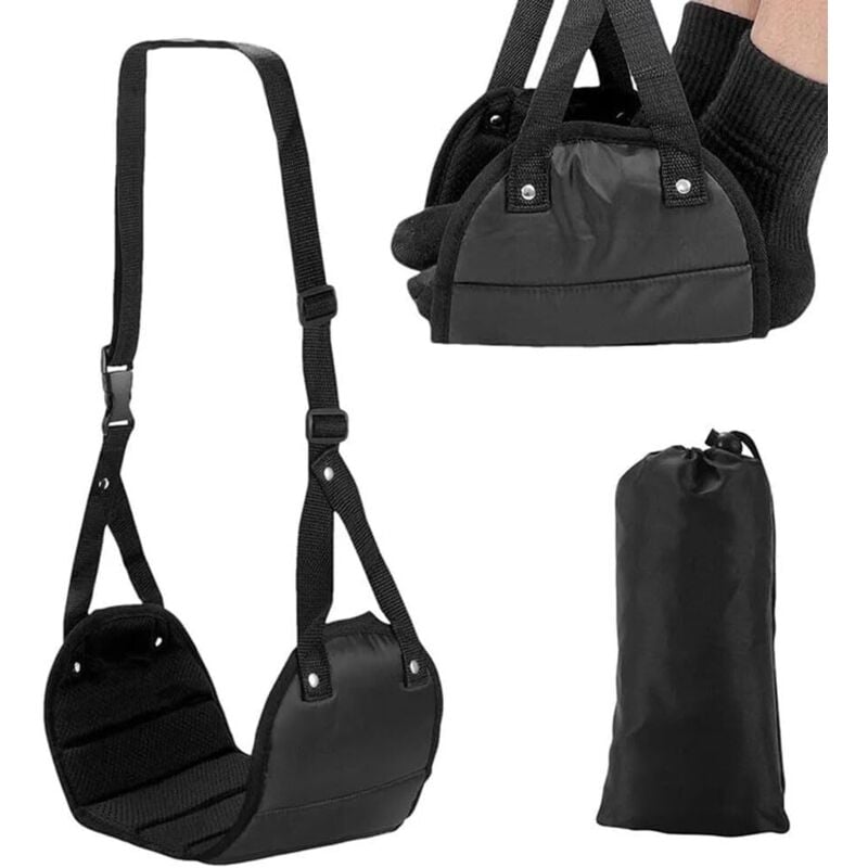 Reise-Fußstütze, verstellbare Schreibtisch-Fußstütze, tragbare Fußkissen-Reise-Fußstütze, für Büro, Wohnheim, Flugzeug usw.