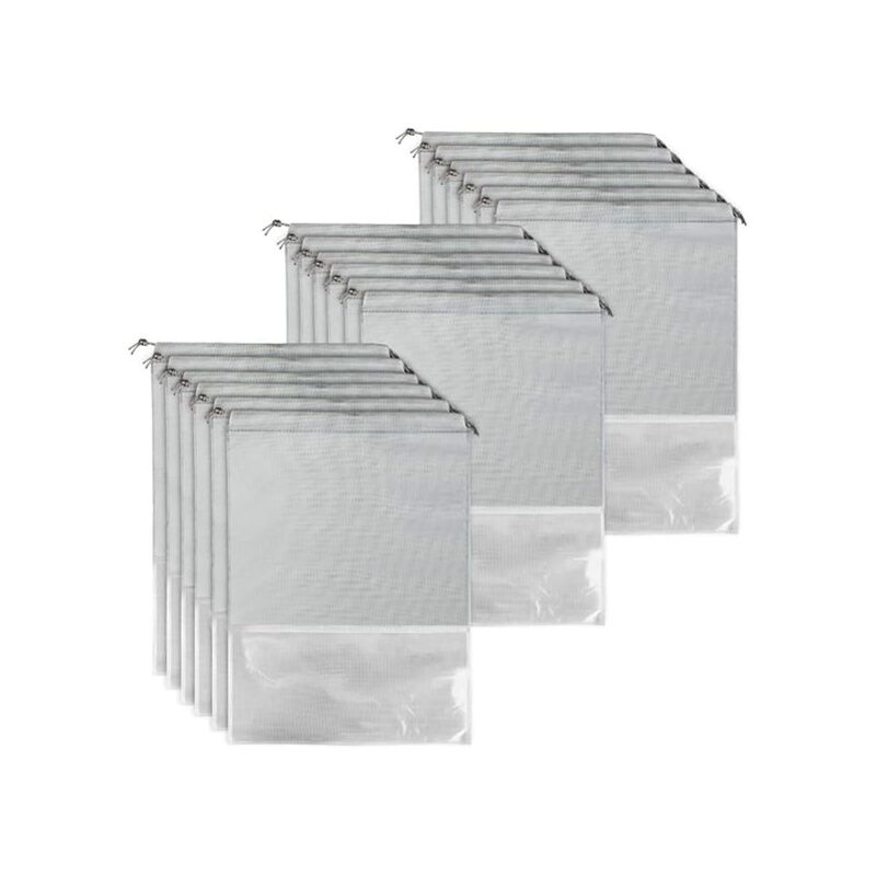 Ersandy - Reise-Schuhtasche, Reise-Schuh-Organizer, tragbare Aufbewahrungs-Schuhtasche, wasserdicht, staubdicht, mit klarem Fenster für Reisesport