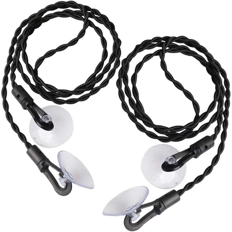 2er-Pack Reise-Wäscheleine, tragbare Wäscheleine, winddichte tragbare elastische Reise-Wäscheleinen mit Haken und Saugnäpfen für Outdoor, Reisen und