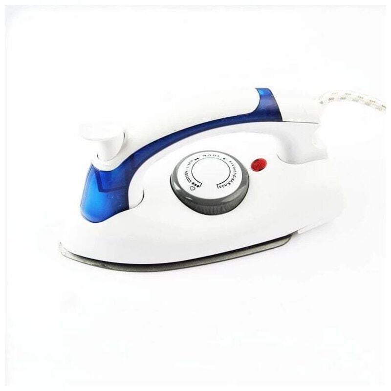 Reisebügeleisen, 700 W, Mini-Dampfbügeleisen mit Klappgriff, tragbares Dampfbügeleisen, einstellbare Temperaturregelung, antihaftbeschichtet, mit