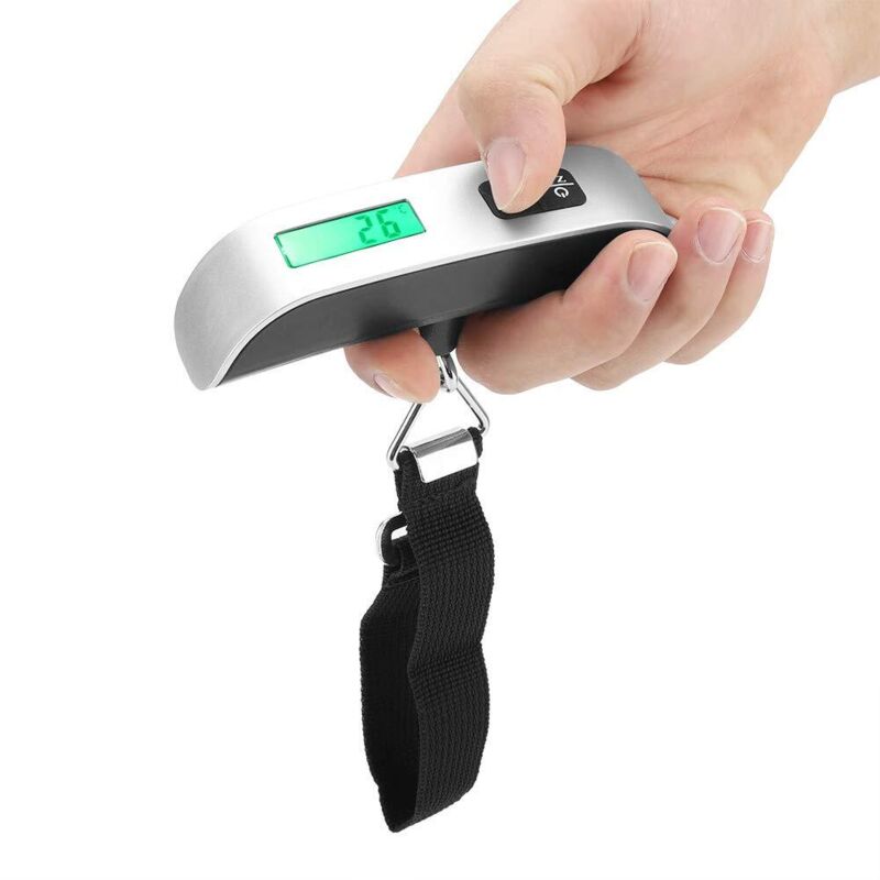 Reisegepäckwaage, tragbare digitale Gepäckwaage, Personenwaage, Gepäckwaage, Gepäckwaage für Gepäck, digitale Gepäckwaage für Reisen, Mini-Größe,