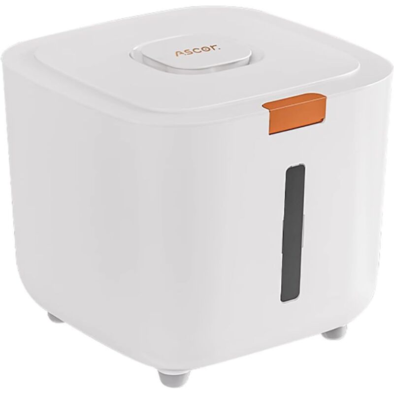 Reisvorratsbehälter, Reisvorratsbehälter mit automatischem Klappdeckel und Messbecher, Mehl-Lebensmittelbehälter, Kochzubehör