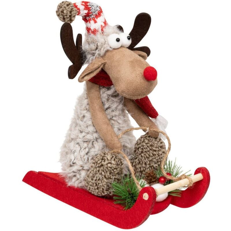 RENTIER AUF SCHLITTEN 15X28CM - Atmosphera créateur d'intérieur