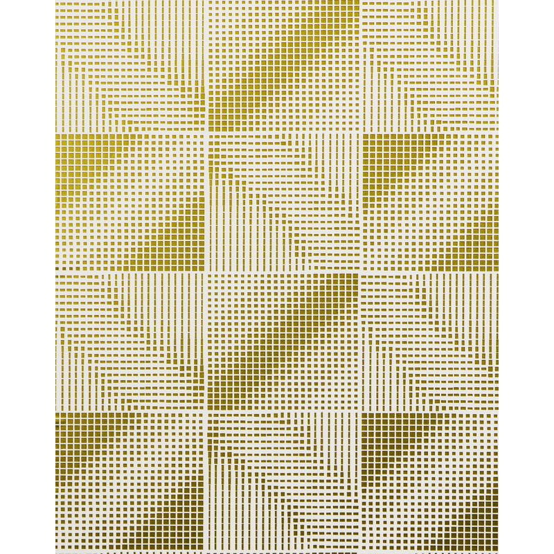 Edem - Retro Tapete 85071BR31 Tapete leicht strukturiert mit grafischem Muster und Metallic Effekt weiß gold bronze 5,33 m2