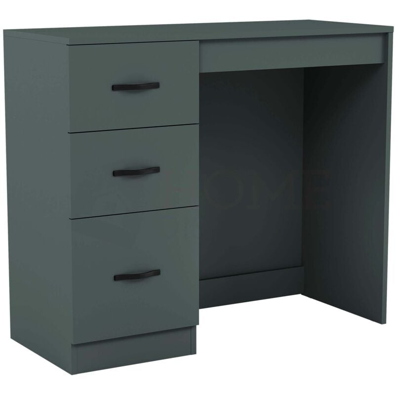 Home Discount - Riano Schminktisch 3 Schubladen Makeup Schminktisch Computertisch, Grün