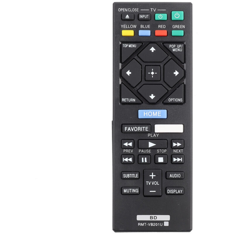 RMTVB201U Ersatzfernbedienung für SONY BDPS3700 BDPBX370 Blu-ray DVD-Player