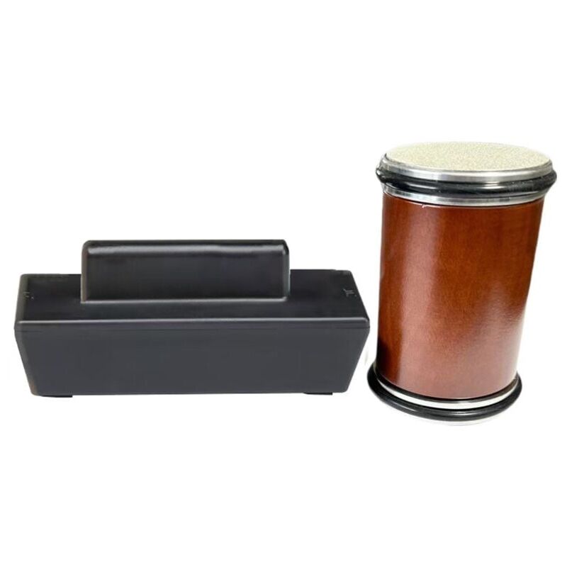 Rollmesserschärfer-Werkzeugset, Diamant- und Keramik-Messerschärfsystem-Set, Mehrwinkel-Magnetrollenschärfer für Küchenmesser, klein, braun