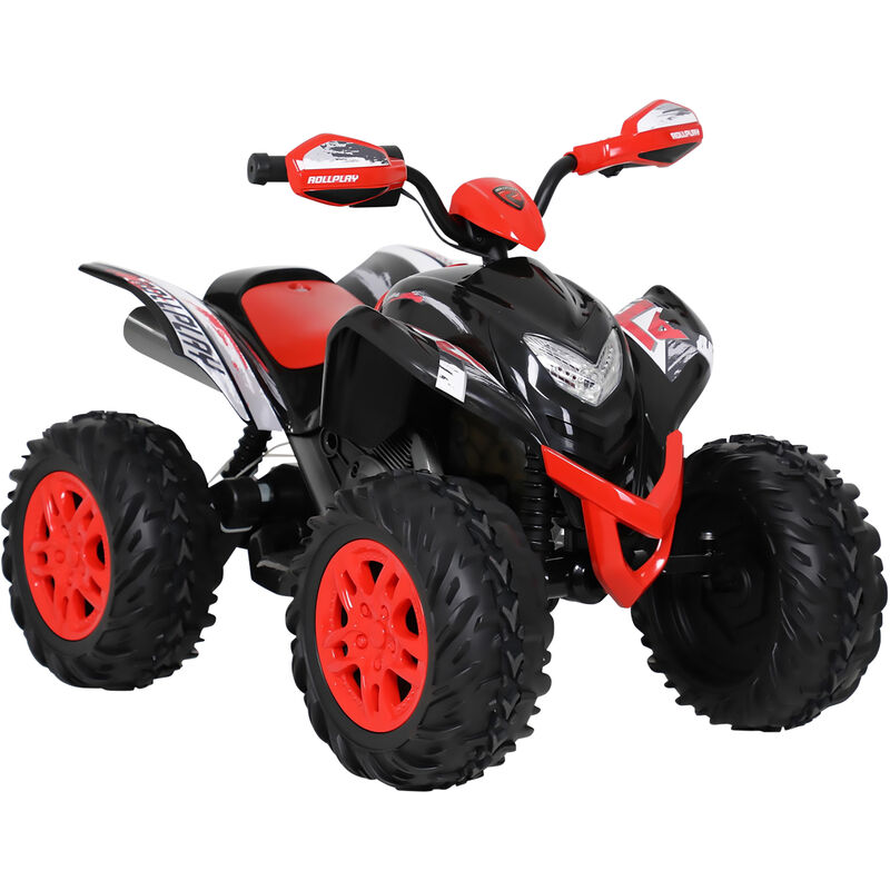 Rollplay - powersport Quad für Kinder atv max, 12V, Kinderfahrzeug schwarz
