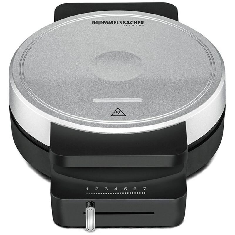 Rommelsbacher Waffelautomaten WA 850, Waffeleisen ,schwarz/silber