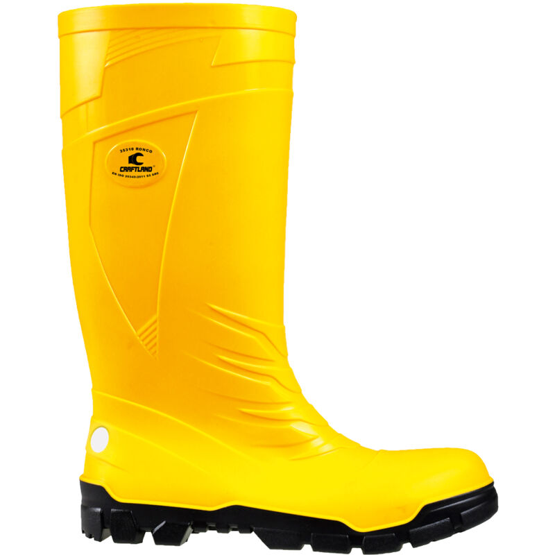 Gr .49 RONCO PVC-STIEFEL gelb RONCO PVC-BOOT