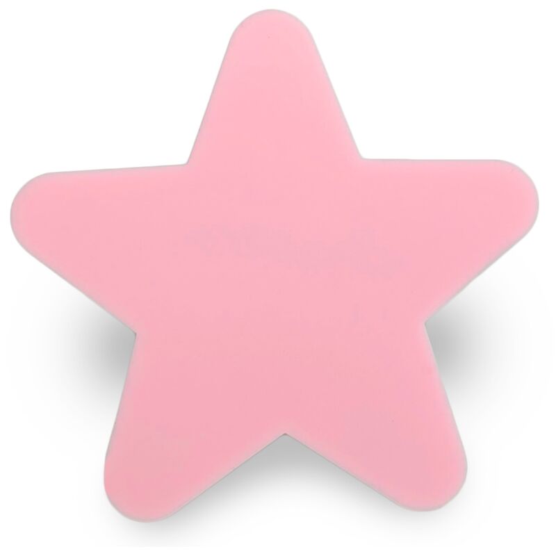 Rosa Stern Möbelgriff Knopf für Kindermöbel, Schränke, Kommoden, Garderoben