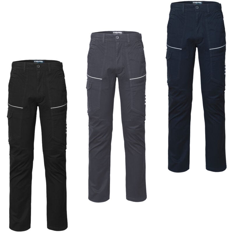 Rossini R-Stretch Lady Winter-Arbeitshose für Damen - L - Blau