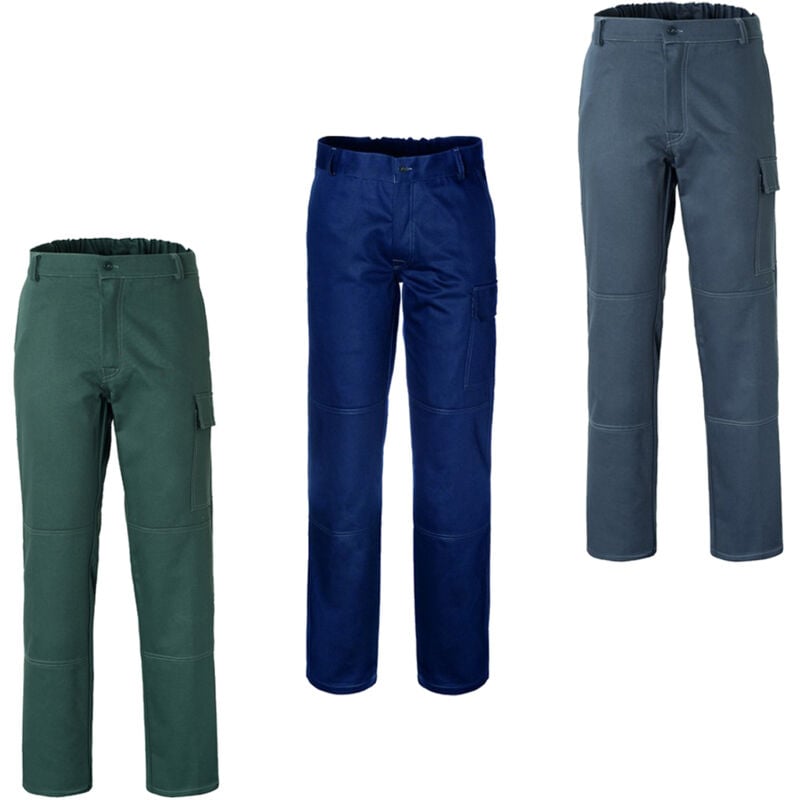 Rossini TermoPlus+ Arbeitshose 100 % Baumwolle - XXXL - Blau