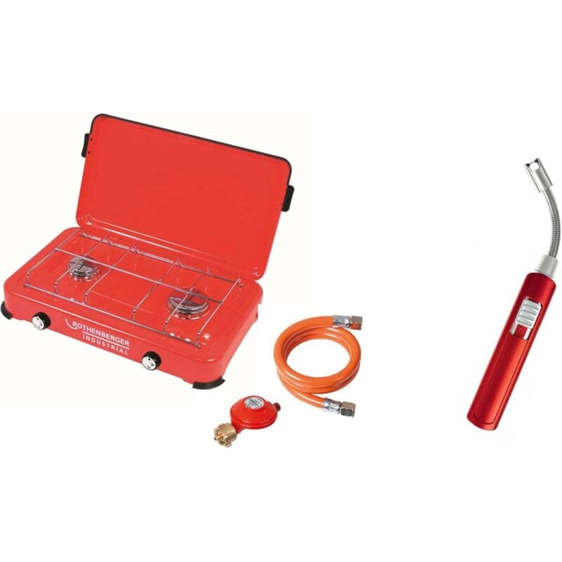 Rothenberger Industrial - Duo-Campingkocher inkl. usb Feuerzeug - 1500005113