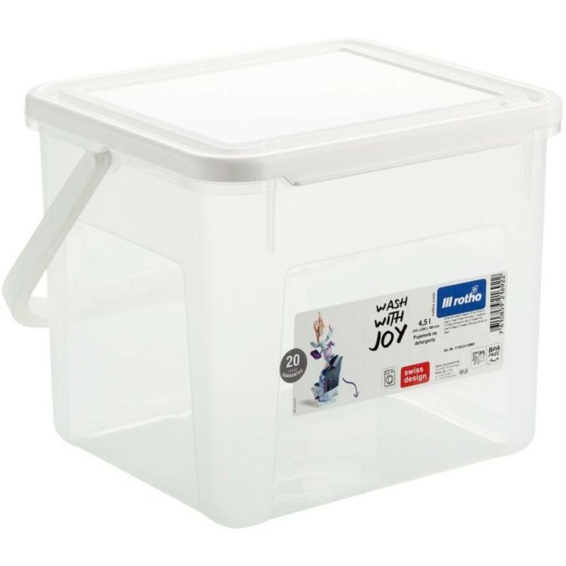 Pulver Behälter 3kg 4,5l transparent brand Rotto