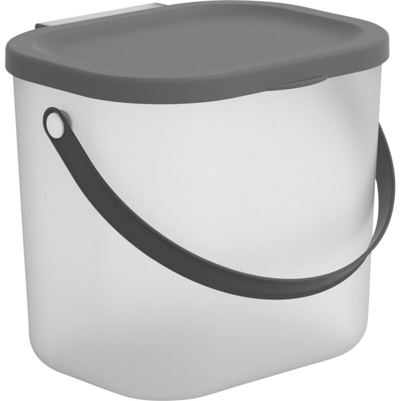 Rotho Waschmittelbehälter Albula 6 l anthrazit Boxen