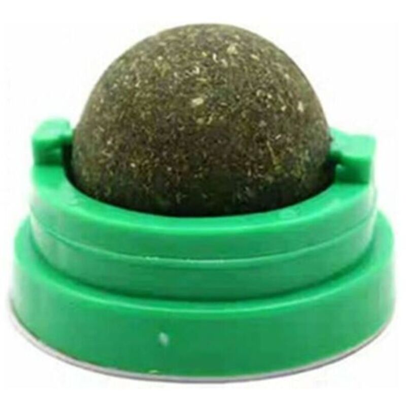 Rotierender Katzenminzeball für Katzen – Lustiges Spielzeug für Zuhause – Zum Jagen für Kätzchen, Lutscher, Minze, Zahnpflegestick, Kauen