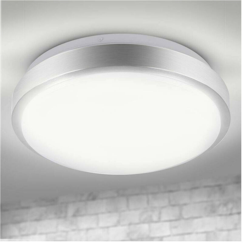 Trade Shop Traesio - Trade Shop - Runde LED-Deckenleuchte, 12 w, weißes Licht, 4000 k, natürliche Deckenleuchte, 29,5 cm -