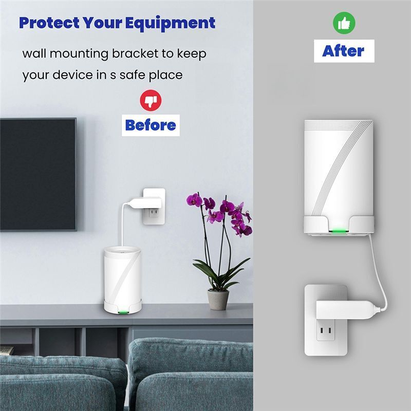 Router-Wandhalterung, Passend für Deco BE63/BE65/BE10000 Mesh Wifi7 Router, Platzsparend, 2 Stück