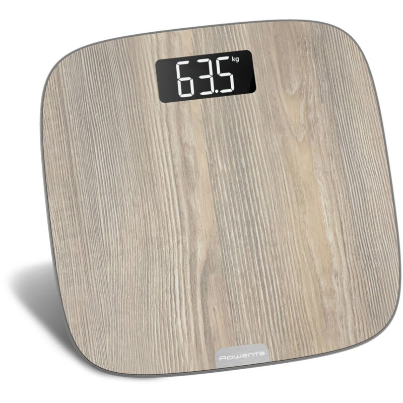 Rowenta BS1600 Personenwaage Quadratisch Holz Elektronische Personenwaage