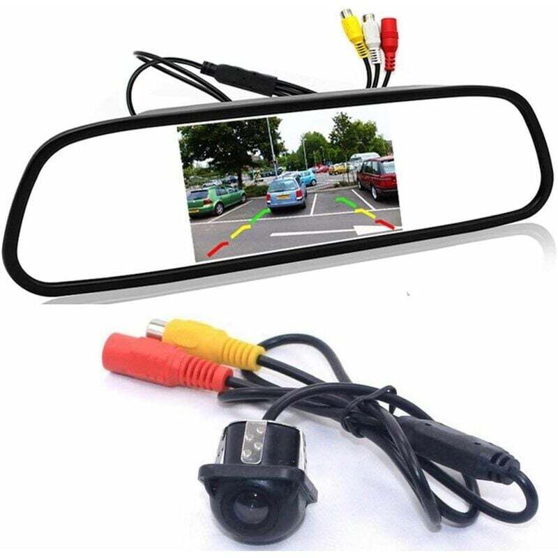 Rückfahrkamera mit 4,3-Zoll-Parkkamerasystem für Auto, Rückfahrkamerasystem mit TFT-LCD-Rückfahrmonitor, TFT-LCD