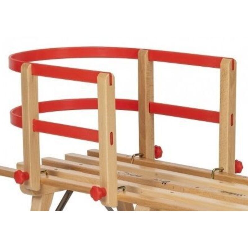 Rudisport Schlitten Rückenlehne 30x2x97cm inkl. Befestigungshaken Schlittenlehne