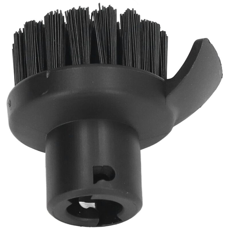 Rundbürste für Dampfreiniger, schwarze Reinigungsbürste mit steifen Borsten, Ersatzzubehör für Kärcher Dampfreiniger