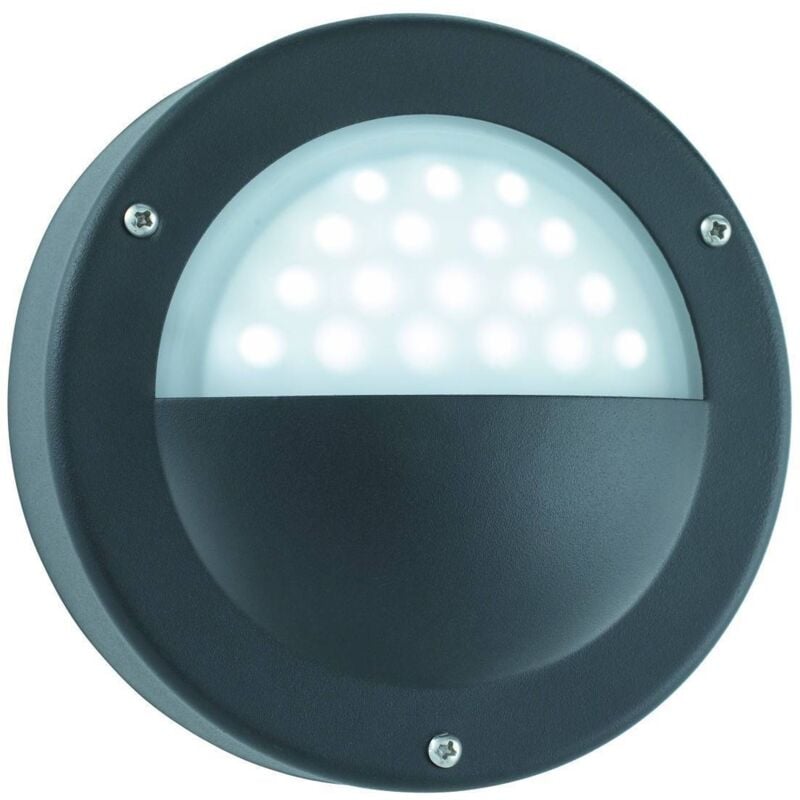 Searchlight - Outdoor - led Outdoor Garten Wandleuchte Schwarz IP44
