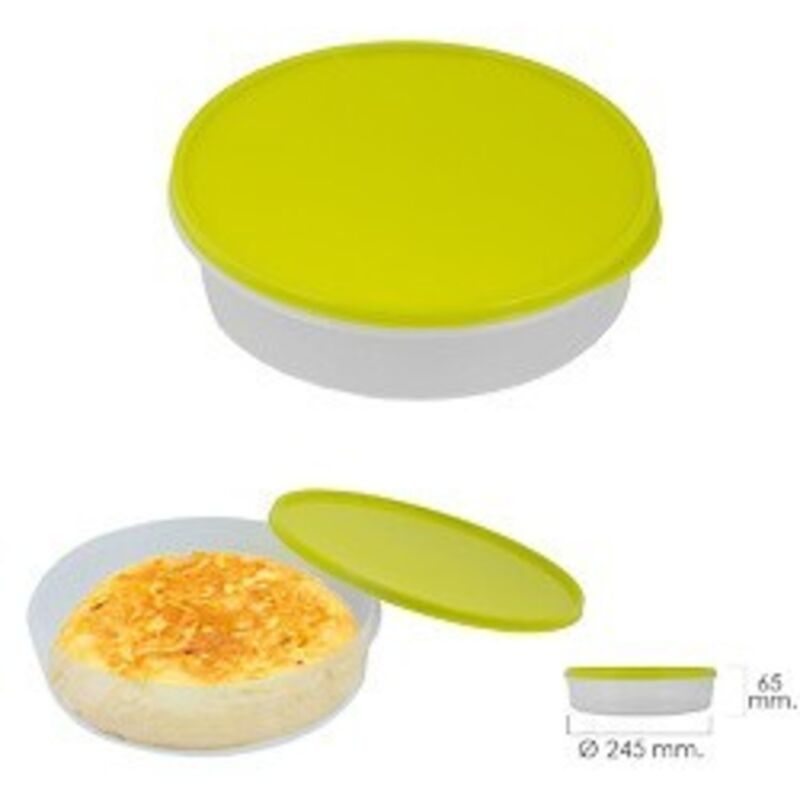 Fiambrera Para Tortillas Redonda ø 24.5 cm. 2 Litros
