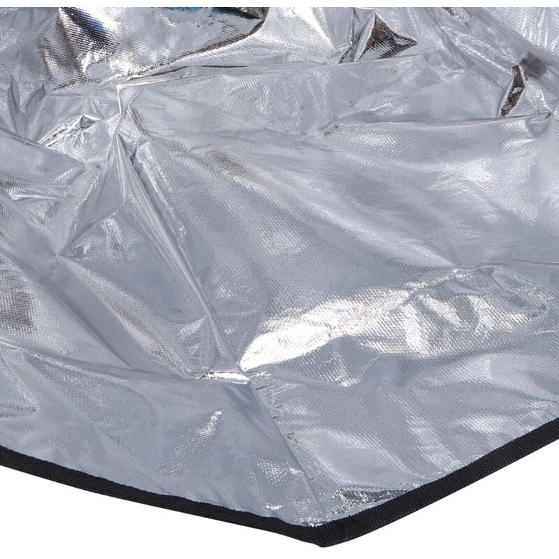 Runde Staubschutzhülle für Schnellkochtöpfe mit Zubehör für Küchengeräte im Taschenformat, schwarz, 38 x 38,7 cm