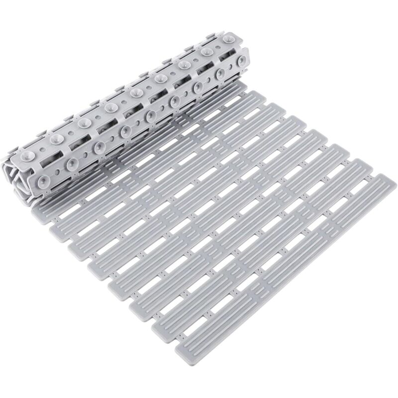 Rutschfeste Badematte, 68x40cm Badematte, Maschinenwaschbare Duschbodenmatte, pvc Duschmatte, Mit Saugnäpfen Und Ablauflöchern, Für Dusche,