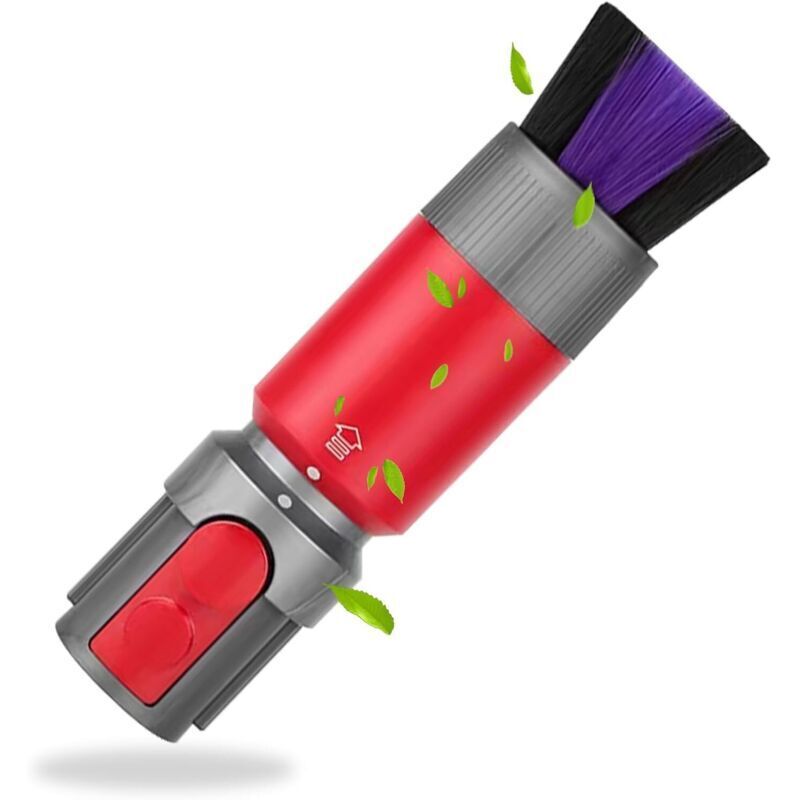 Rutschfeste Bürste für Dyson, Staubsaugerbürste für Dyson V11, V12, V15 Detect, V10, V8 und V7, effiziente Staubbürste mit weichen Borsten für Dyson,