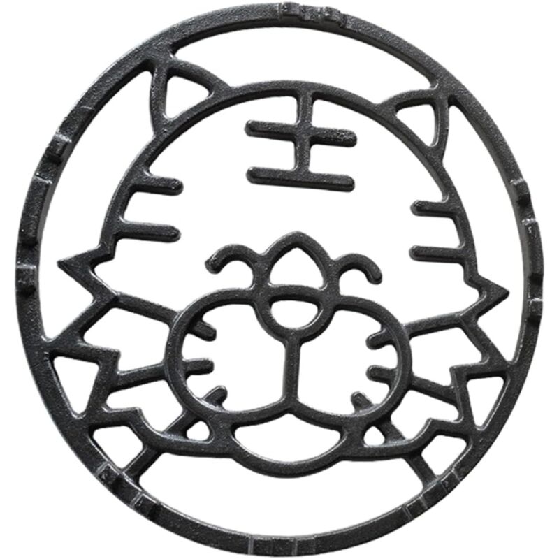 Rutschfester Gasherdträger aus Gusseisen mit 4 oder 5 Zinken für Töpfe und Woks, für den professionellen/privaten Gebrauch