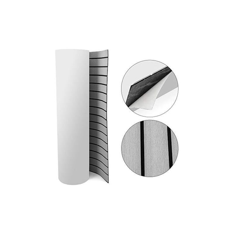 Rutschsichere Bodenbelag eva Schaum Fußboden Teakholz-Deck Matte Teppich Selbstklebend für Yacht Boot 6mm