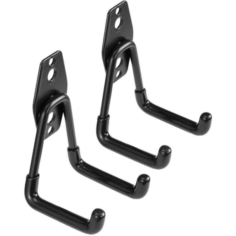 (S)2 Stück Wandhaken, robuste Garagenhaken, Stahlhaken für Gartengeräte