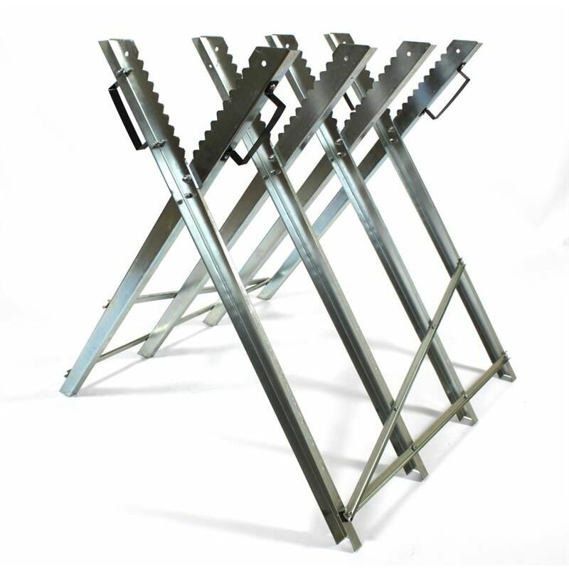 Estexo - Sägebock Metall Brennholz Holzbock Holzsägebock klappbar Sägehilfe Kettensäge