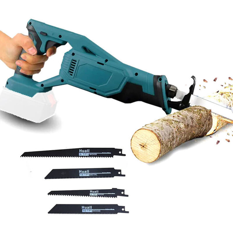 Sägeblatt, Akku-Sägeblatt, Säbelsägeblatt, 4x Blatt, für Holz Kunststoff und Metall (ohne Batterien), kompatibel mit Makita Batterien