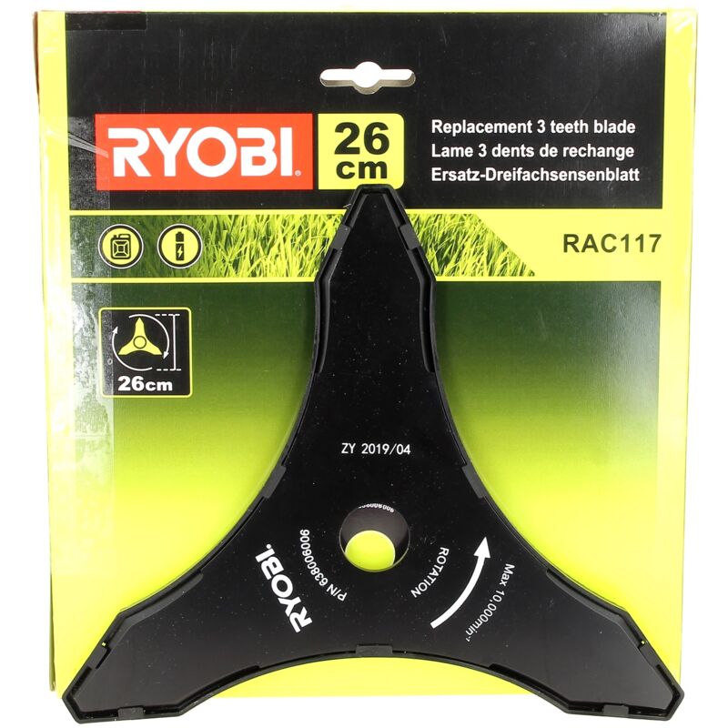 Sägeblatt mit 3 Zähnen d=260mm 5132002668 für Ryobi Motorsense