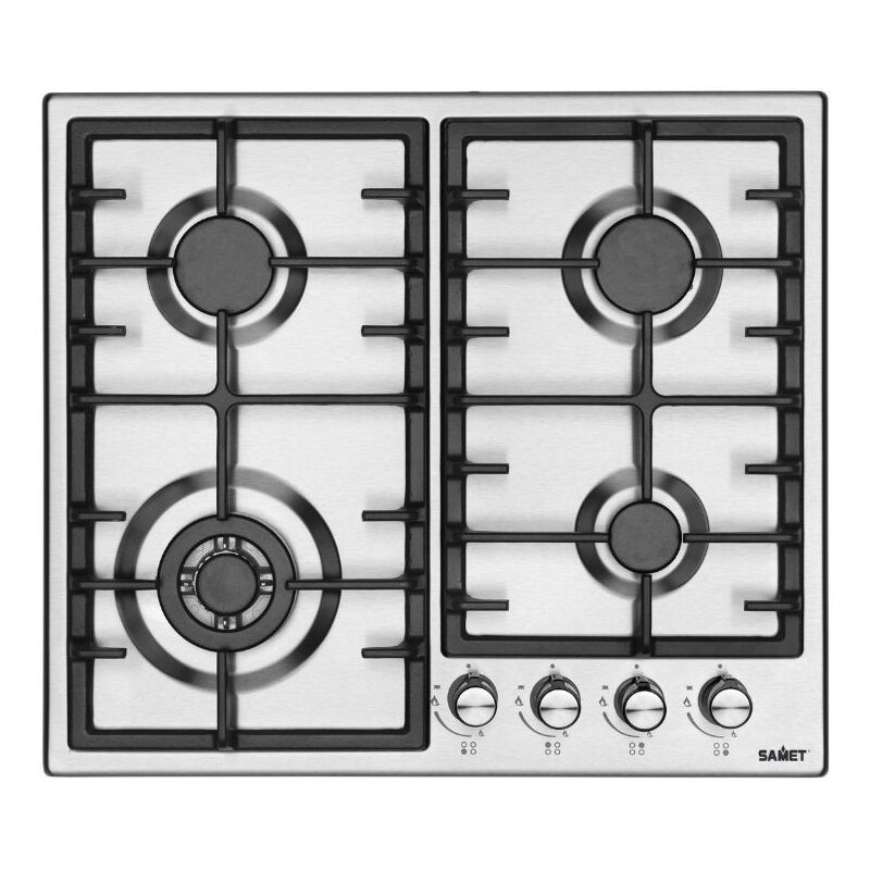 Iperbriko - Samet Kochfeld Efesto Inox 4 Brenner L58xP51