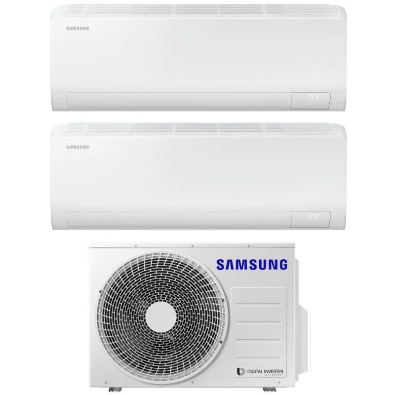 Cebu 12000+18000 btu Serie Dual Split Inverter Klimagerät mit AJ052TXJ3KG a+++ Wi-Fi 12+18 - new - Samsung