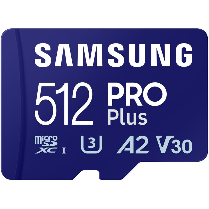 MicroSDXC-Speicherkarte pro Plus (2023) 512GB inkl. Adapter - Samsung