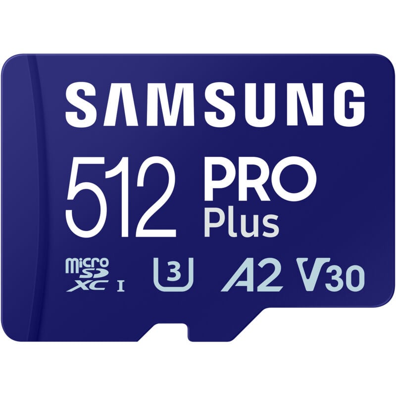 MicroSDXC-Speicherkarte pro Plus (2023) 512GB inkl. USB-Adapter - Samsung