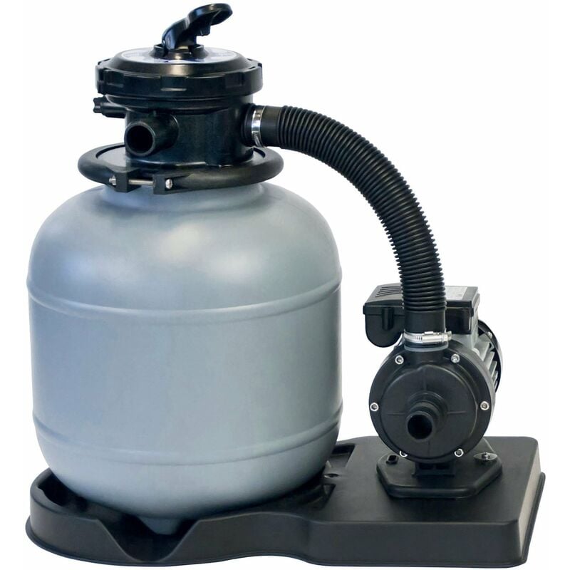 Aqualux - Sandfilteranlage 4 m³/h, 6-Wege-Ventil / sf 124
