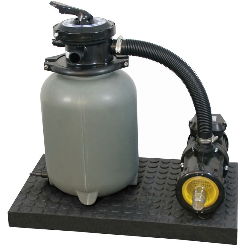 Waterman - Sandfilteranlage 4 m³/h Pumpenleistung, 6-Wege-Ventil ,15kg Sand sf 128