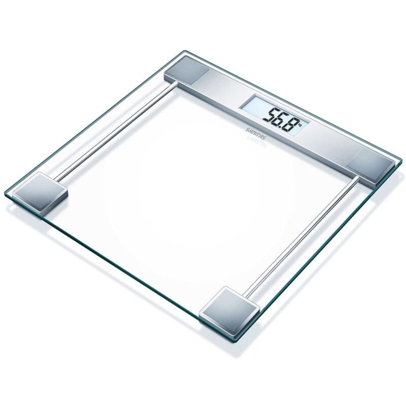Samuk - Sanitas sgs 06 Personenwaage digital Wägebereich (max.)=150 kg Glas, Ebony Black