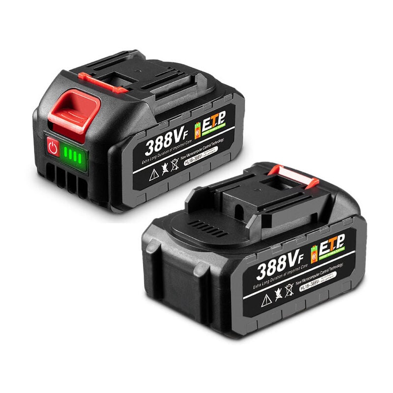 Onevan - Neuer Akku 18V Lithium Akku für Makita 18V B-Serie Akku mit Akkuanzeige für Bohrmaschine/Säge/Winkelschleifer