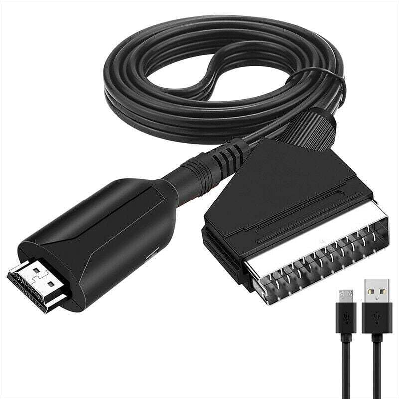 Scart-auf-HDMI-Konverter, Audio-Video-Adapter für HDTV/DVD/Set-Top-Box/PS3/PAL/NTSC Starlight – RWVoltage Converter..DEBUNS