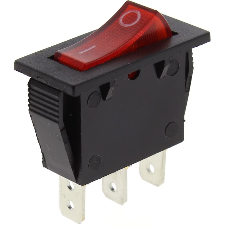 Schalter mit 3 roten Kabelschuhen für Dampfbügelstation Tefal