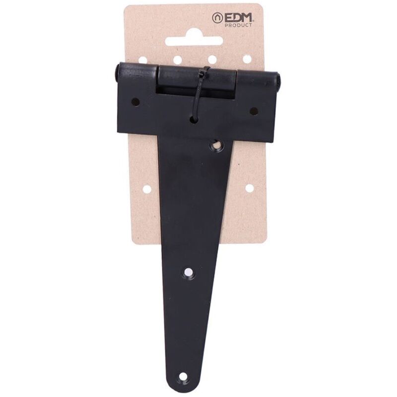 T-Scharnier 175 x 90 mm h°, schwarzes Epoxidharz aus EDM Hängekarton